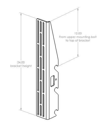 Side Mount Brackets (Pair) - Accessory